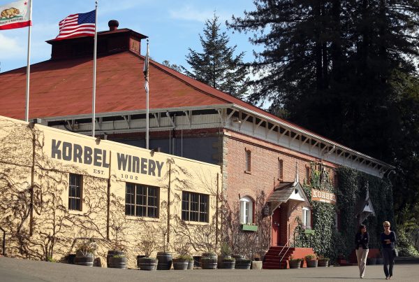 Korbel Winery in Guerneville. (Christopher Chung/ The Press Democrat)